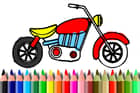 Bts Motorbike Coloring